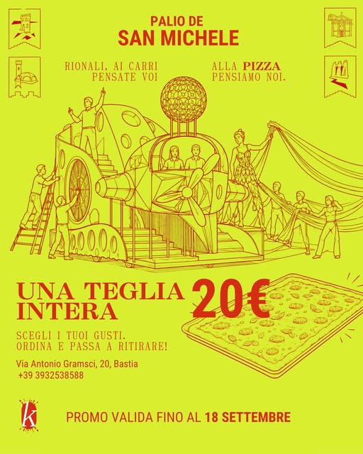 Pizzeria Kentia Palio pizza al taglio offer