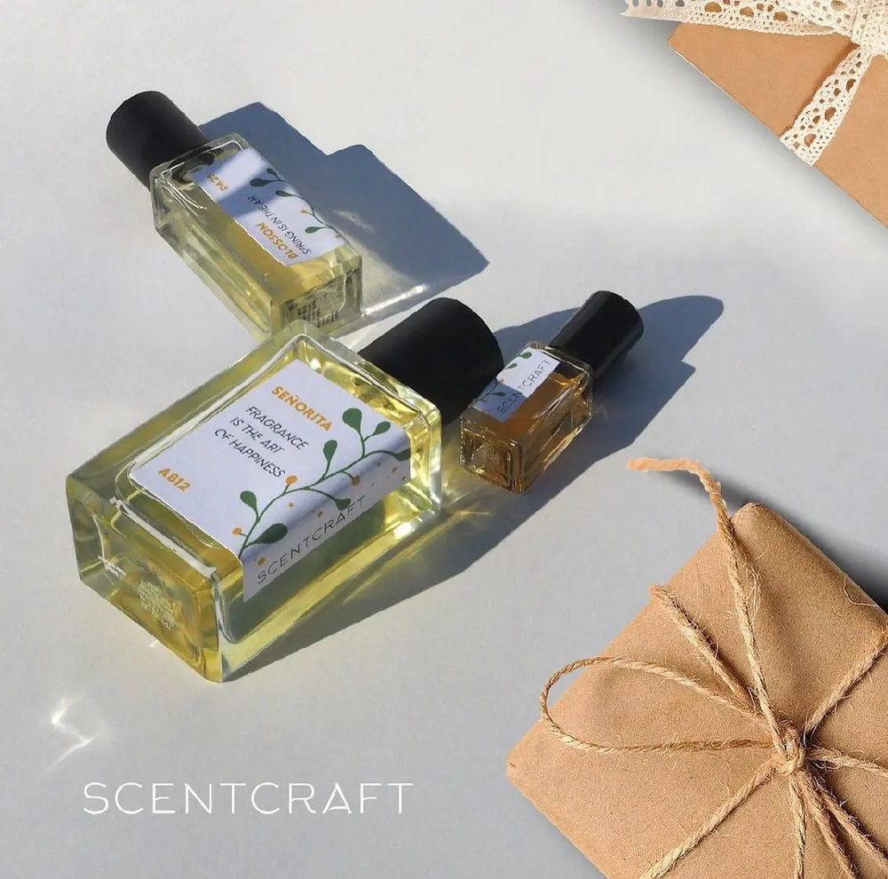 Scentcraft product bottles, Senorita fragrance